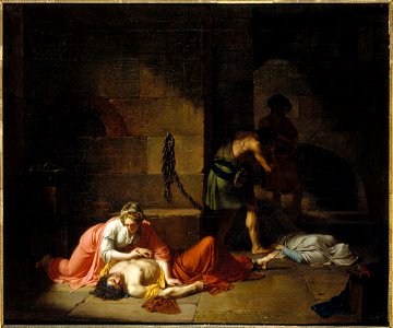 Monsiau nicolas-andre la mort dagis