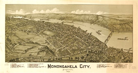 Monongahela City, Pennsylvania, 1902. LOC 75696504