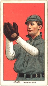 Monte Cross, Indianapolis Team, baseball card portrait LCCN2008676938