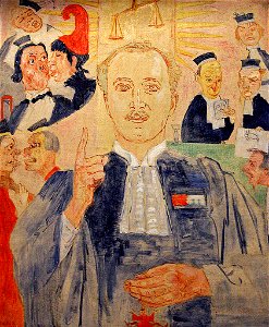 Monsieur Albert Croquez, Portrait de M. Albert Croquez, 1928, oil on canvas, 69 x 53 cm, Private Collection