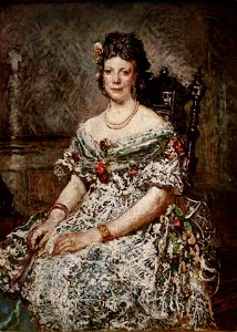 Monticelli - Portrait de Madame Pascal