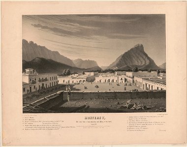Monterey, as seen from a house-top in the main plaza, (to the west.) October, 1846 - D.P. Whiting del. Capt. 7th Inf. del. ; on stone by Chas. Fenderich. LCCN2003656331