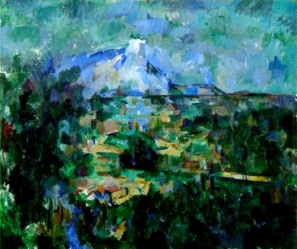Mont Sainte-Victoire Seen from Les Lauves (Basel) 1904-1906 Paul Cezzane