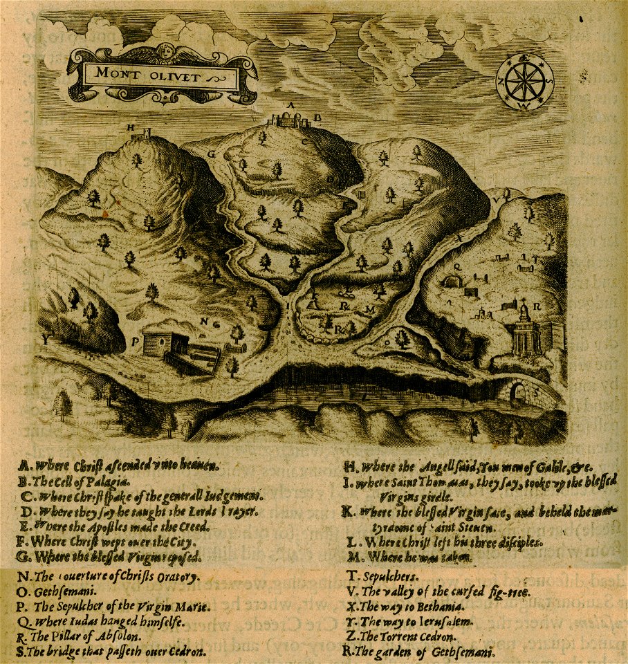 Mont Olivet - Sandys George - 1615