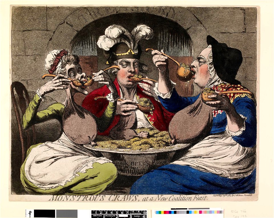 Monstrous craws, at a new coalition feast (BM 1868,0808.10314 2)
