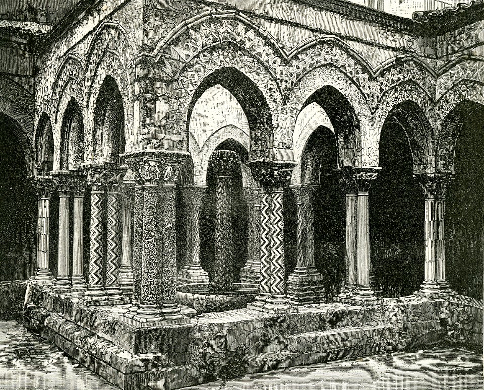 Monreale chiostro dei Benedettini