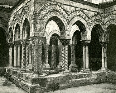 Monreale chiostro dei Benedettini
