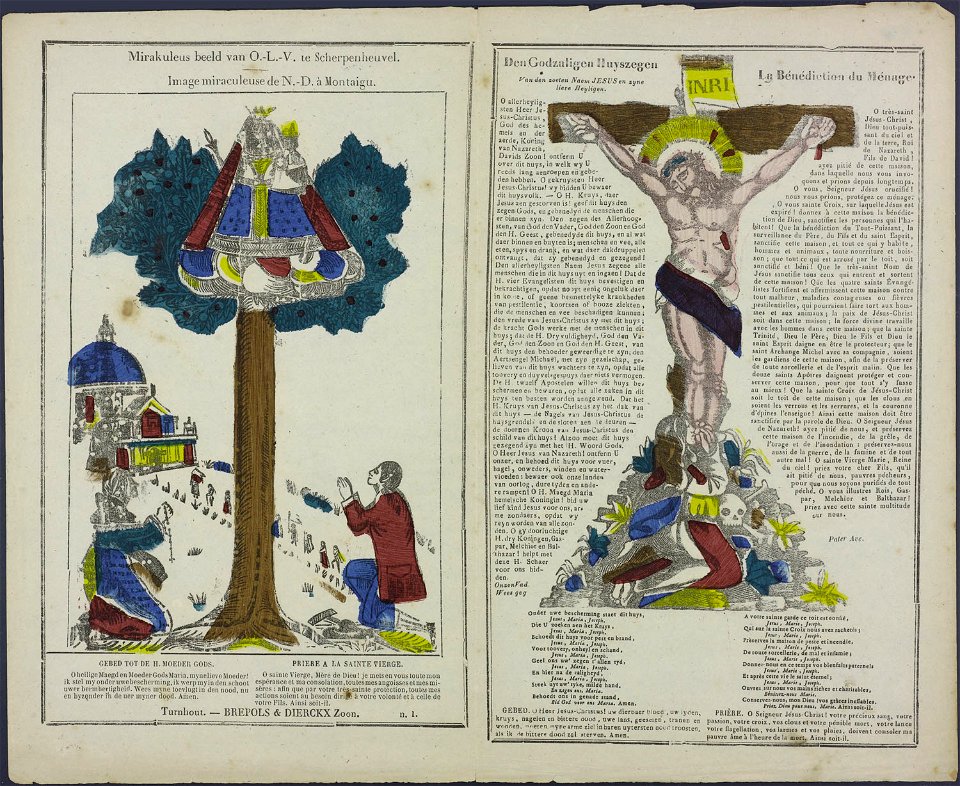 Mirakuleus beeld van O.-L.-V. te Scherpenheuvel-Catchpenny print-Borms 0121
