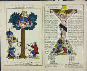 Mirakuleus beeld van O.-L.-V. te Scherpenheuvel-Catchpenny print-Borms 0121
