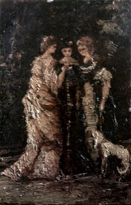 Monticelli - Drei Damen, obj00077134