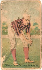 Monte Ward, New York Giants, baseball card portrait LCCN2007680774