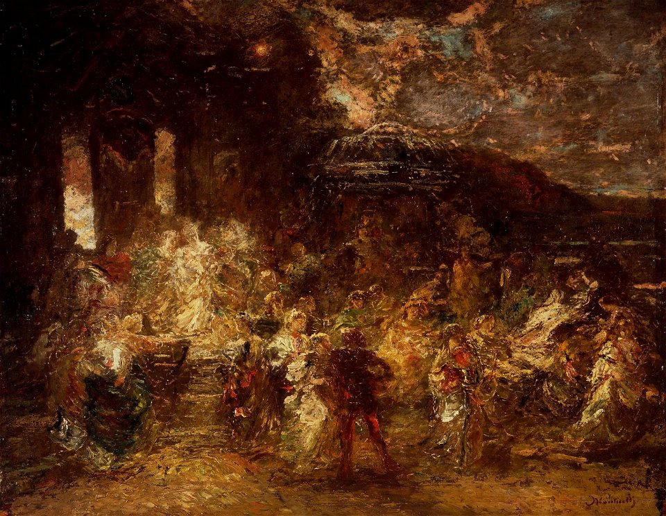 Monticelli - Fête champêtre, ca. 1865, 23.46