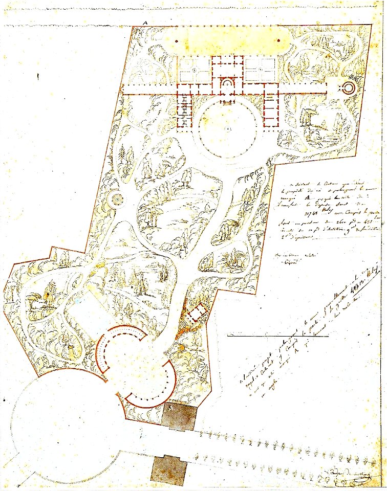 Grandjean de Montigny - Projeto de residência e jardim para o rei da Vestfália, Jerônimo Bonaparte