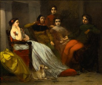 Monticelli - Conversation d'apres diner, lot.613