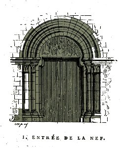 Montiéramey entré latérale Fichot 00063