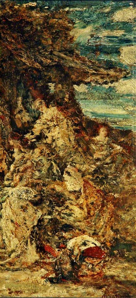 Monticelli - After the Cock Fight, c.1880, WAG 1127
