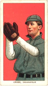 Monte Cross, Indianapolis Team, baseball card portrait LCCN2008676938
