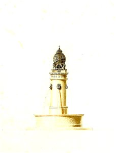 Grandjean de Montigny - Projeto de chafariz para a rua São Clemente, Rio de Janeiro