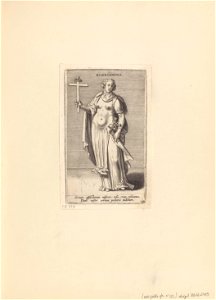 Misericordia print by Philip Galle, S.IV 2876, Prints Department, Royal Library of Belgium