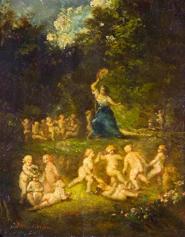 Monticelli - The Gambols, NMW A 4979