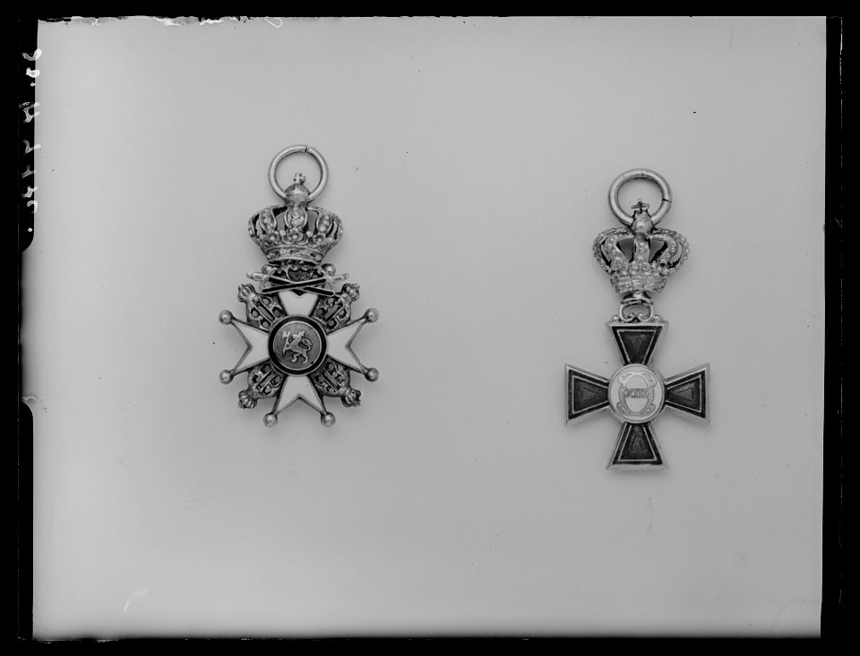 Miniatyrordenstecken KXIII, S-t Olav - Livrustkammaren - 10788