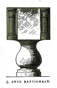 Montiéramey cuve baptismale Fichot 00066