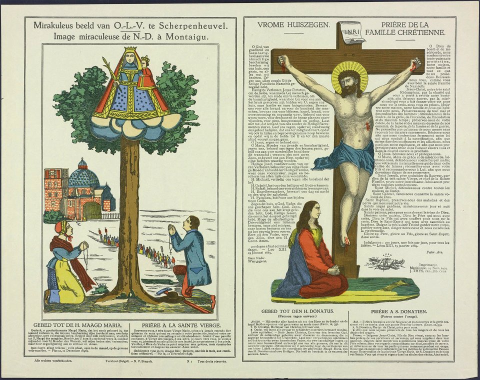Mirakuleus beeld van O.-L.-V. te Scherpenheuvel-Catchpenny print-Borms 0123