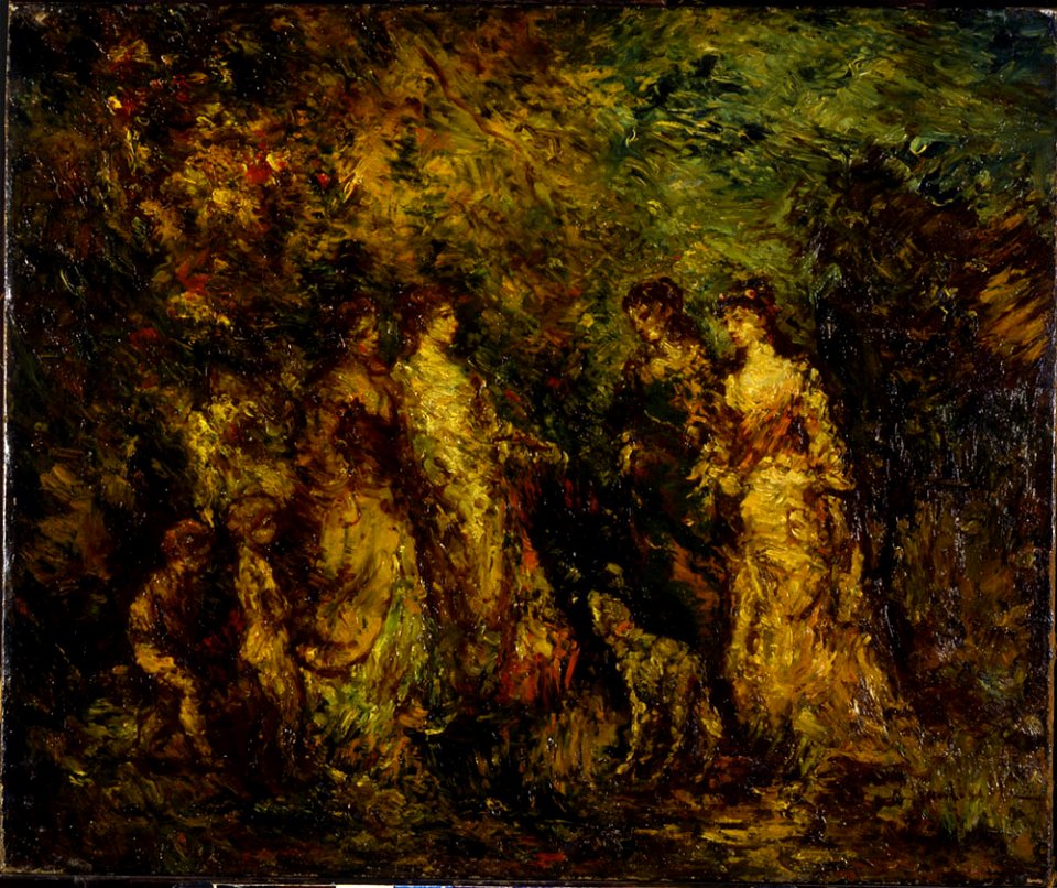 Monticelli - Nel parco, 1880 - 1886, 1863
