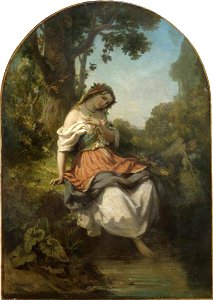 Monticelli - la fanciulla dei fiori, lot.192 (cropped)