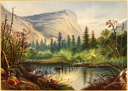 Mirror Lake, Mount Walkins, Yosemite, California (Boston Public Library)