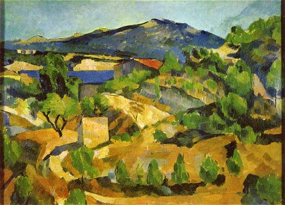 Montagnes en Provence, par Paul Cézanne, Yorck