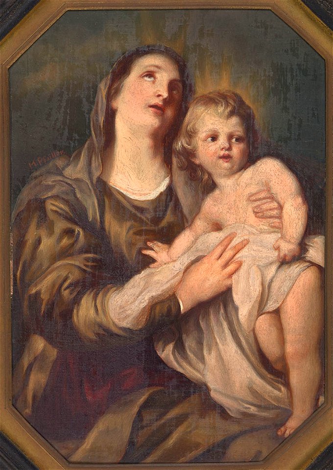 Minna Pfüller (1824-1907) - Madonna and Child - RCIN 403698 - Royal Collection