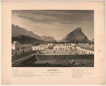 Monterey, as seen from a house-top in the main plaza, (to the west.) October, 1846 - D.P. Whiting del. Capt. 7th Inf. del. ; on stone by Chas. Fenderich. LCCN2017657791