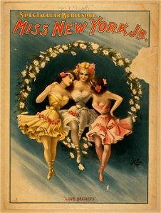 Miss New York Jr. spectacular burlesque. LCCN2014635661
