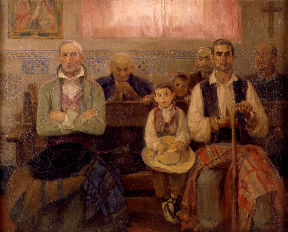 Missa a l'ermita, Josep Benlliure Gil, Museu de Belles Arts de València