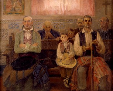 Missa a l'ermita, Josep Benlliure Gil, Museu de Belles Arts de València