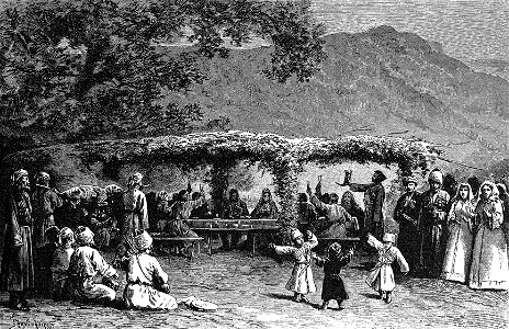 Mingrelian wedding party (Pranishnikoff, 1884)