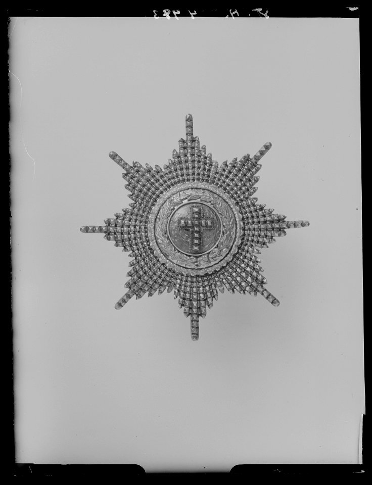 Miniatyrkraschan, Elefantorden, Danmark, som tillhört konung Karl XV - Livrustkammaren - 79263