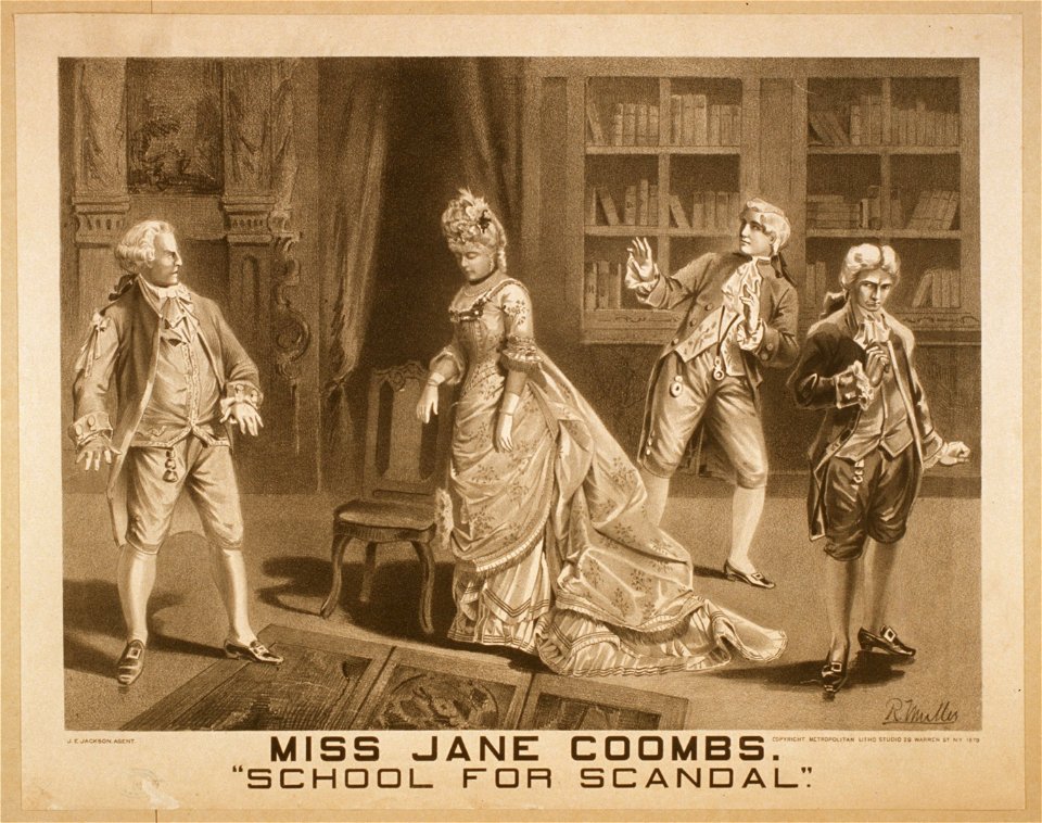 Miss Jane Coombs, School for scandal LCCN2014636011
