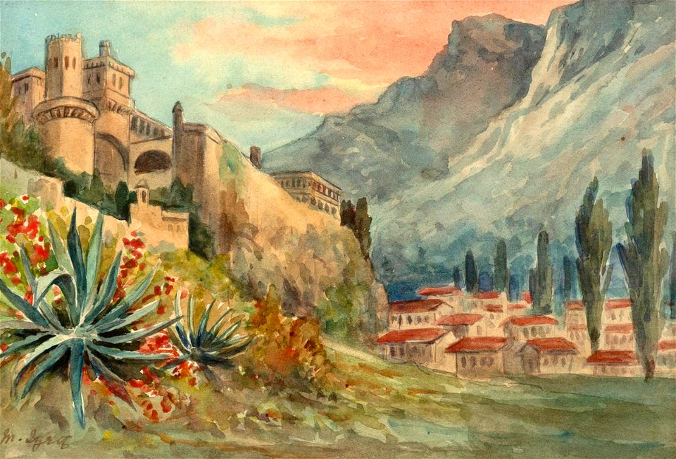 Minnie Izett - Monte Carlo - Sarjeant Gallery