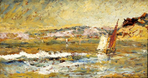 Monticelli - La mer à Cassis, lot.164 (cropped)