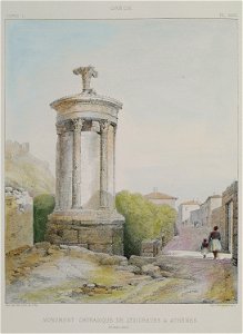 Monument choragique de Lysicrates à Athènes - Rey Etienne - 1867