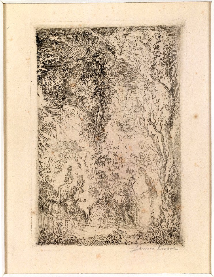 Minnetuin, James Ensor, MSK Gent, 1998-B-61-1 (T61)