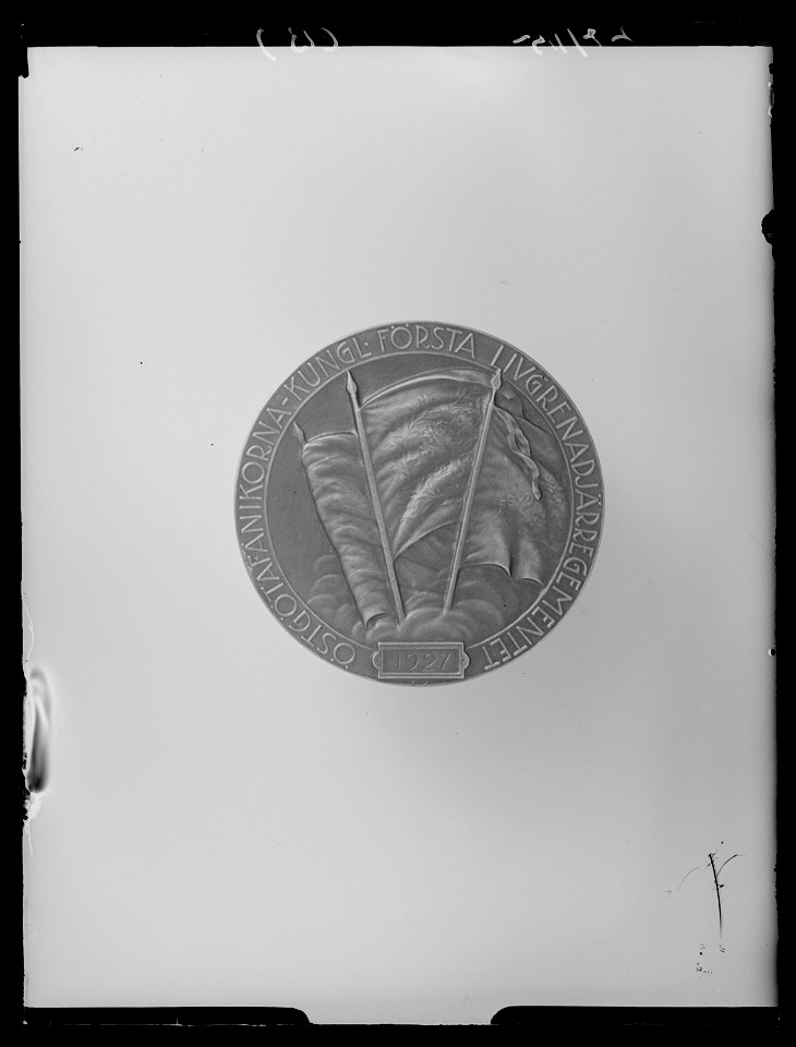 Minnespenning Östgötafänikor - Livrustkammaren - 27908