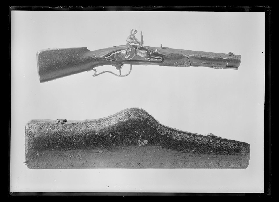 Miniatyr av flintlåsstudsare, 1700-talets mitt - Livrustkammaren - 51822