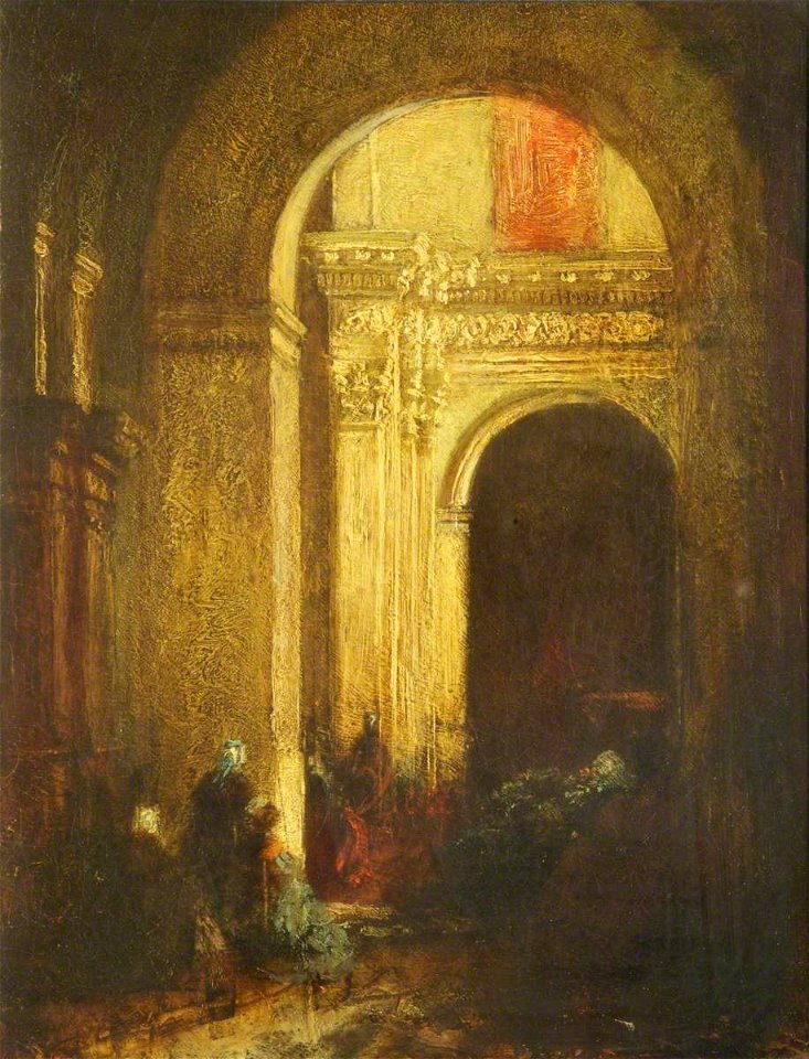 Monticelli - The Door of a Mosque, 1850s, WAG 1130