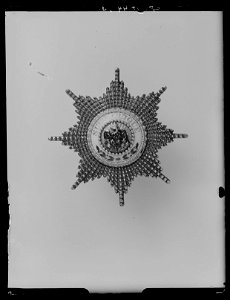 Miniatyrkraschan, Svarta Örnens orden, Preussen, som tillhört konung Karl XV - Livrustkammaren - 36463