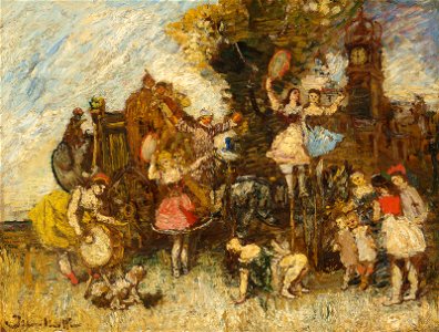 Monticelli - Parade de saltimbanques, 6185683