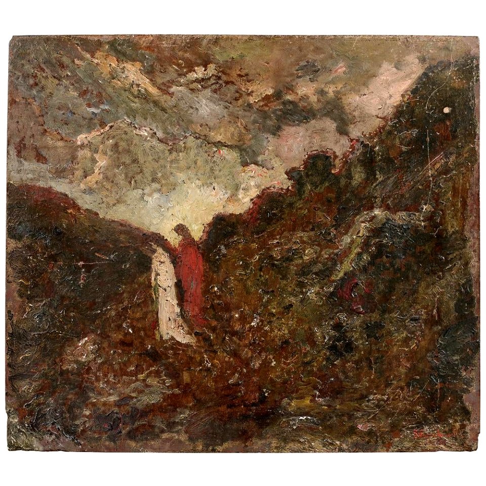 Landscape with Figures by Adolphe Joseph Thomas Monticelli