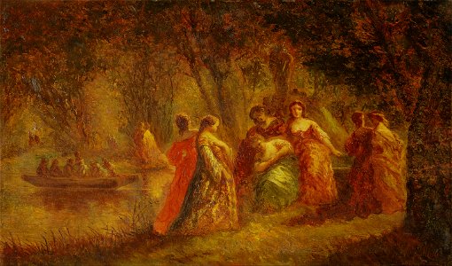 Monticelli - Boating Party, 1886, W1897-1-5